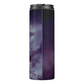 Galaxy Tiger Face Wallpaper Thermosbecher (Rückseite)