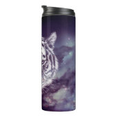 Galaxy Tiger Face Wallpaper Thermosbecher (Nach rechts gedreht)