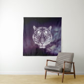 Galaxy Tiger Face Wallpaper Wandteppich (Beispiel)
