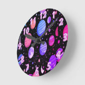 Galaxy Timepiece Astronaut Weltraumwall Uhr (Winkel)