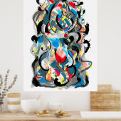 Galaxy Traumgemälde Poster (Küche)