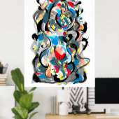 Galaxy Traumgemälde Poster (Heimbüro)