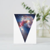 Galaxy Triangle Postkarte (Stehend Vorderseite)
