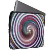 Galaxy Twirl Abstrakte Kunst Laptopschutzhülle (Vorne Rechts)
