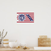 Galaxy U.N.E Flag Poster (Küche)