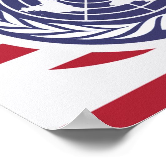 Galaxy U.N.E Flag Poster (Ecke)