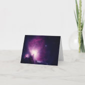 Galaxy Universe Mystical Wedding Vielen Dank Dankeskarte (Rückseite)