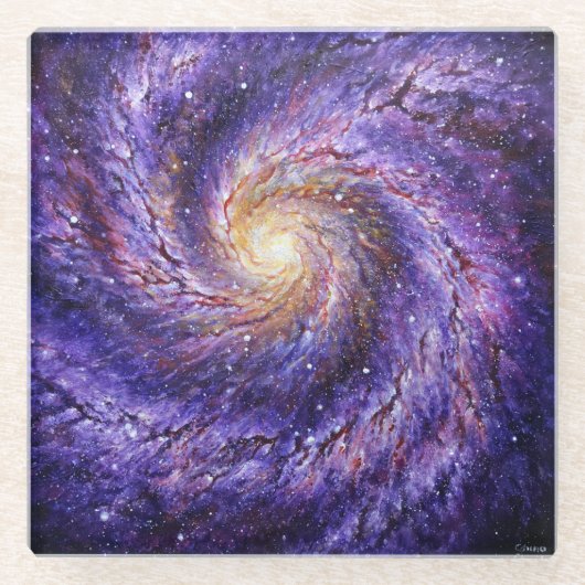 Galaxy Untersetzer (Vorderseite)