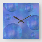 Galaxy vägg-klocka quadratische wanduhr (Vorderseite)