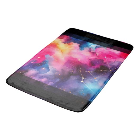 Galaxy Veil Badematte (Schrägansicht)