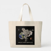 Galaxy Voyage Große Tote Tasche (Rückseite)