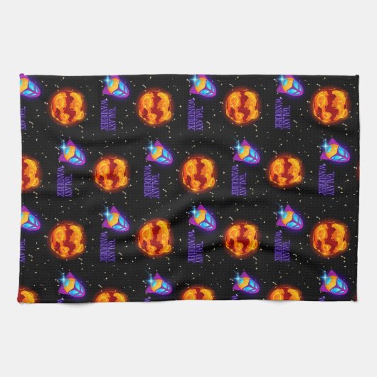 Galaxy Wanderer insulbler Geschirrtuch (Horizontal)