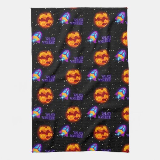 Galaxy Wanderer insulbler Geschirrtuch (Vertikal)