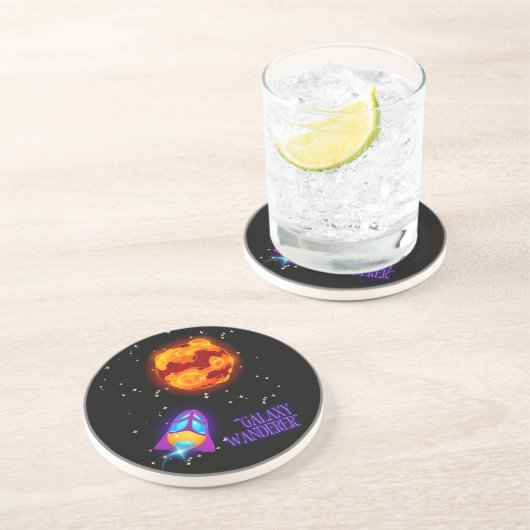 Galaxy Wanderer insulbler Getränkeuntersetzer (Seite)