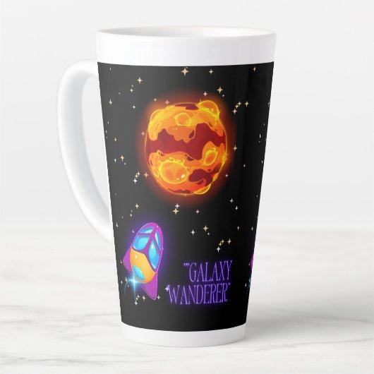 Galaxy Wanderer insulbler Milchtasse (Linke Ecke)