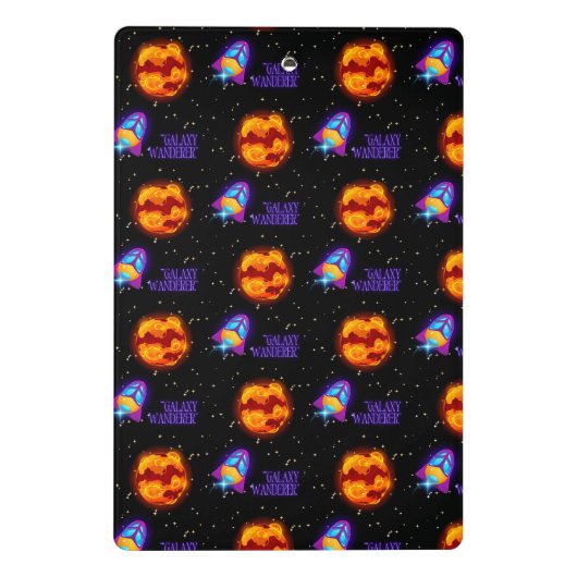 Galaxy Wanderer insulbler Mini Klemmbrett (Rückseite)