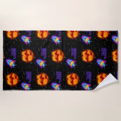 Galaxy Wanderer insulbler Strandtuch (Vorderseite)