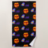 Galaxy Wanderer insulbler Strandtuch (Vorderseite)