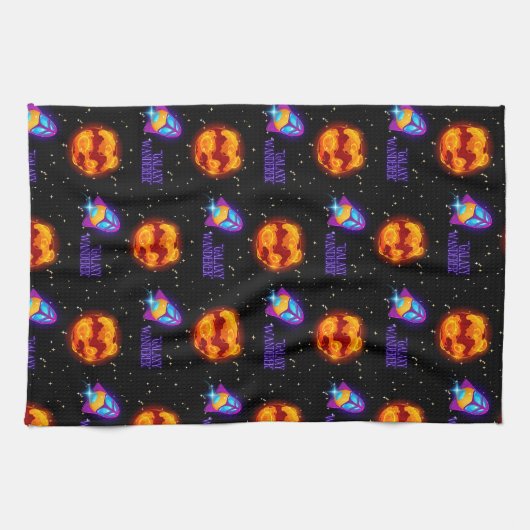 Galaxy Wanderer Isolierter Becher Geschirrtuch (Horizontal)