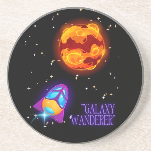 Galaxy Wanderer Isolierter Becher Getränkeuntersetzer (Vorne)