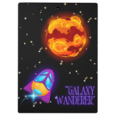 Galaxy Wanderer Isolierter Becher Klemmbrett (Rückseite)