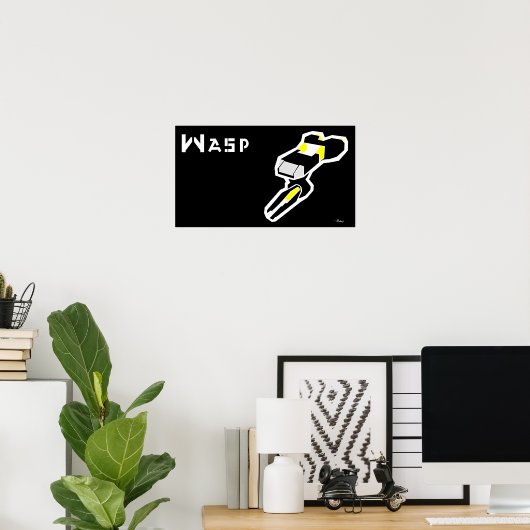 Galaxy Wasp Poster (Heimbüro)