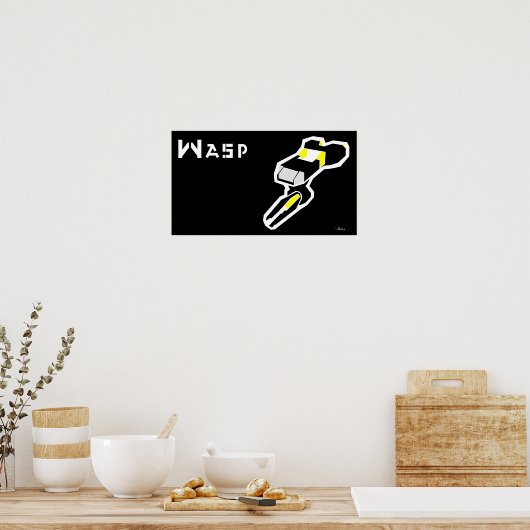 Galaxy Wasp Poster (Küche)