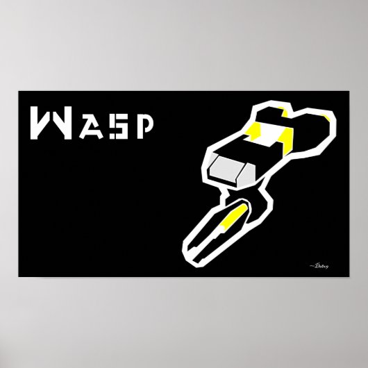Galaxy Wasp Poster (Vorne)