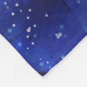 Galaxy Watercolor Night Sky. Fleecedecke (Ecke)