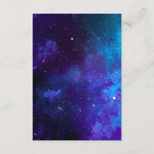 Galaxy Wedding Accommodations | Hotel Information Begleitkarte (Rückseite)