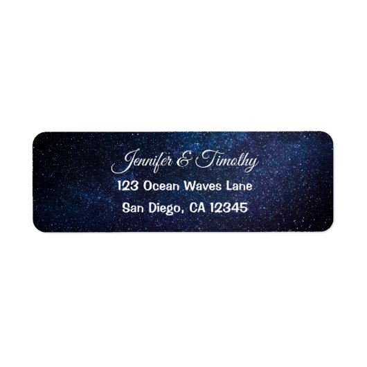 Galaxy Wedding Celestial Universe Stars Elegant (Vorne)