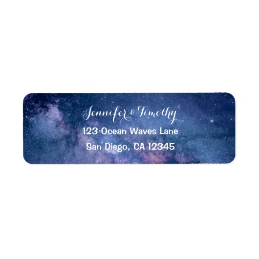 Galaxy Wedding Celestial Universe Stars Elegant (Vorne)
