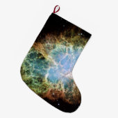 Galaxy Weltraum Großer Weihnachtsstrumpf (Vorderansicht (hängend))