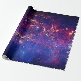 Galaxy Weltraum Sky Sterne Celestial Blue Geschenkpapier