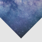 Galaxy Weltraum Sky Sterne Celestial Blue Seidenpapier (Detail)