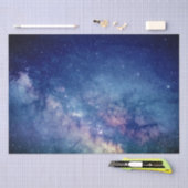 Galaxy Weltraum Sky Sterne Celestial Blue Seidenpapier (Handwerk)