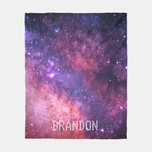 Galaxy Weltraumplanets Stars Sky Universum Fleecedecke (Vorderseite)