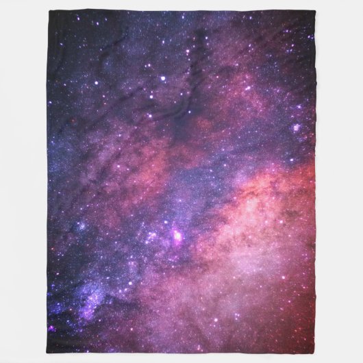 Galaxy Weltraumplanets Stars Sky Universum Fleecedecke (Vorderseite)