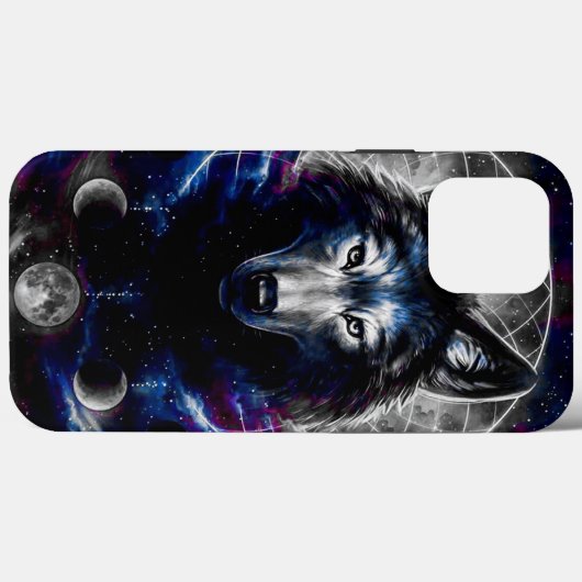 Galaxy Wolf Case-Mate iPhone Case (Rückseite (Horizontal))