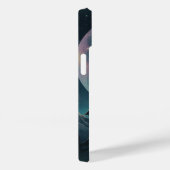 Galaxy Wolf Silhouette with Mystical Nebula Moon Case-Mate iPhone Hülle (Rückseite / Rechts)