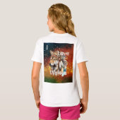 Galaxy Wolf T-Shirt (Schwarz voll)