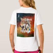 Galaxy Wolf T-Shirt (Rückseite)