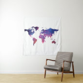 Galaxy world map  wandteppich (Beispiel)