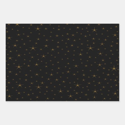 Galaxy Wrapping Paper Geschenkpapier Set (Vorderseite 3)