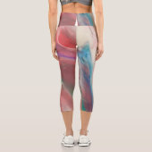 Galaxy Yoga Pants Capri Leggings (Rückseite)