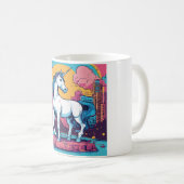GalaxyGlimmer Unicorn-T-Shirt Kaffeetasse (VorderseiteRechts)