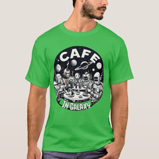 Galay Cafe Freunde T-Shirt (Vorderseite)