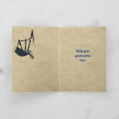 Galbraith Abzeichen & Tartan Personalisierte Karte (Innenseite)