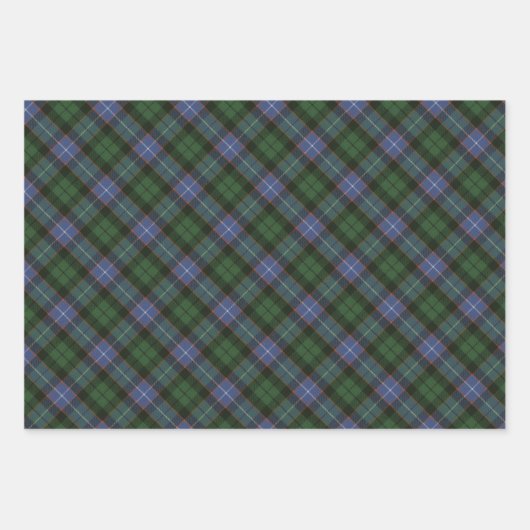 Galbraith Ancient Original Scottish Tartan Geschenkpapier Set (Vorderseite 2)