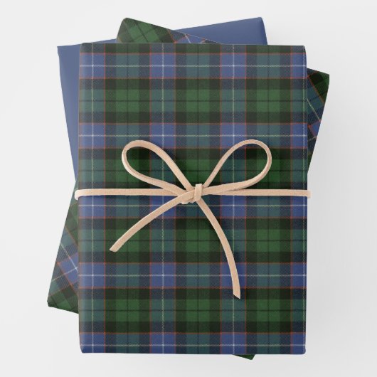 Galbraith Ancient Original Scottish Tartan Geschenkpapier Set (Beispiel)